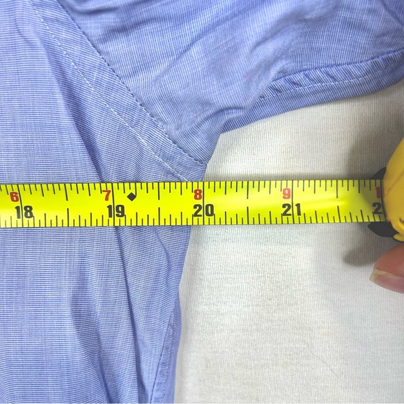 Sid Mashburn Blue Mens Size Small Long Sleeve Button Up Shirt Oxford Poplin - Picture 6 of 10